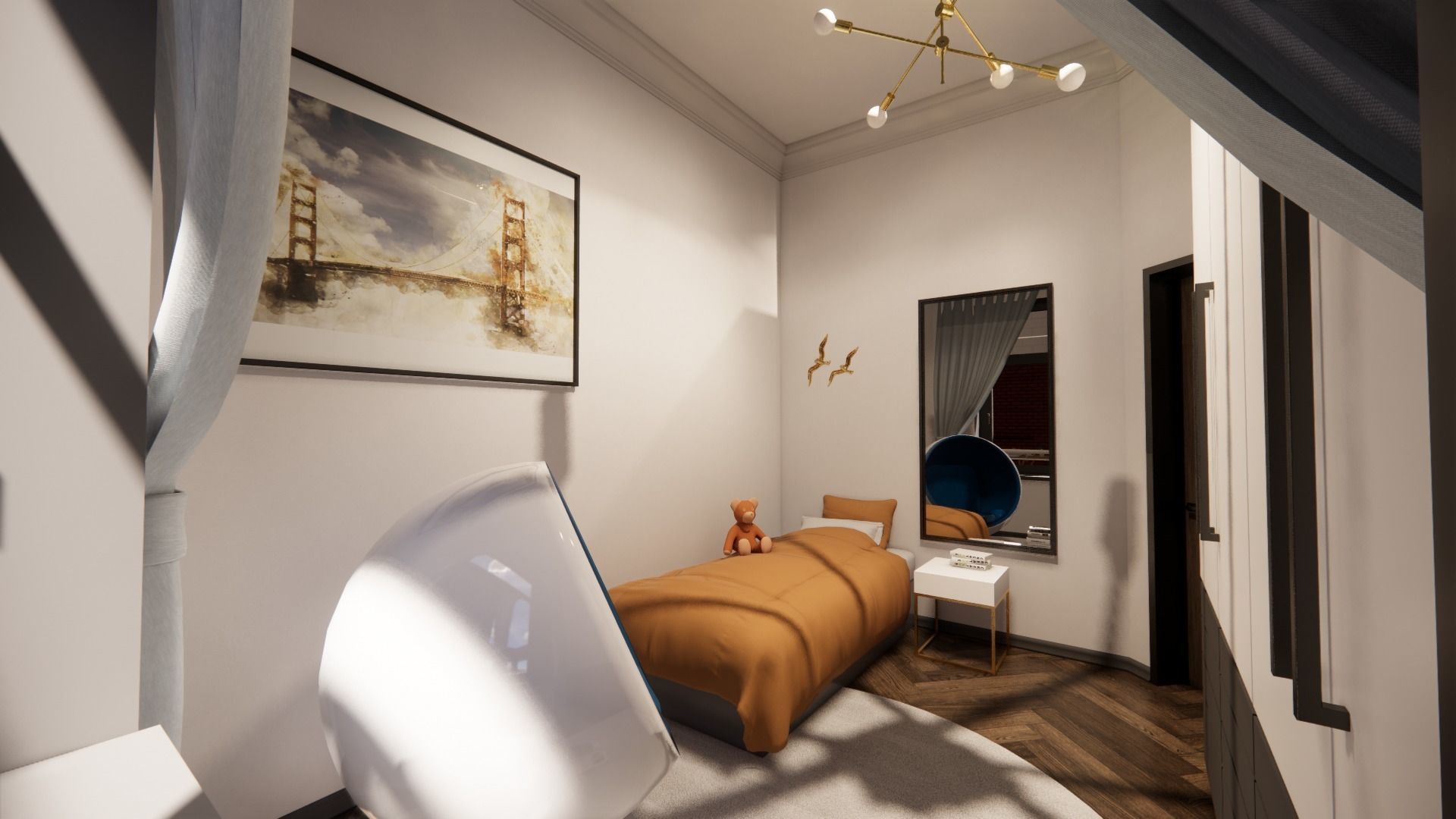 Interior and exterior revit Free 3D model_11