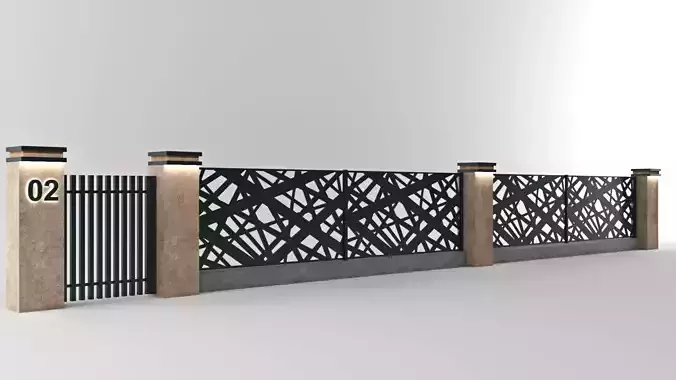 Decorative Fence Model APF-001