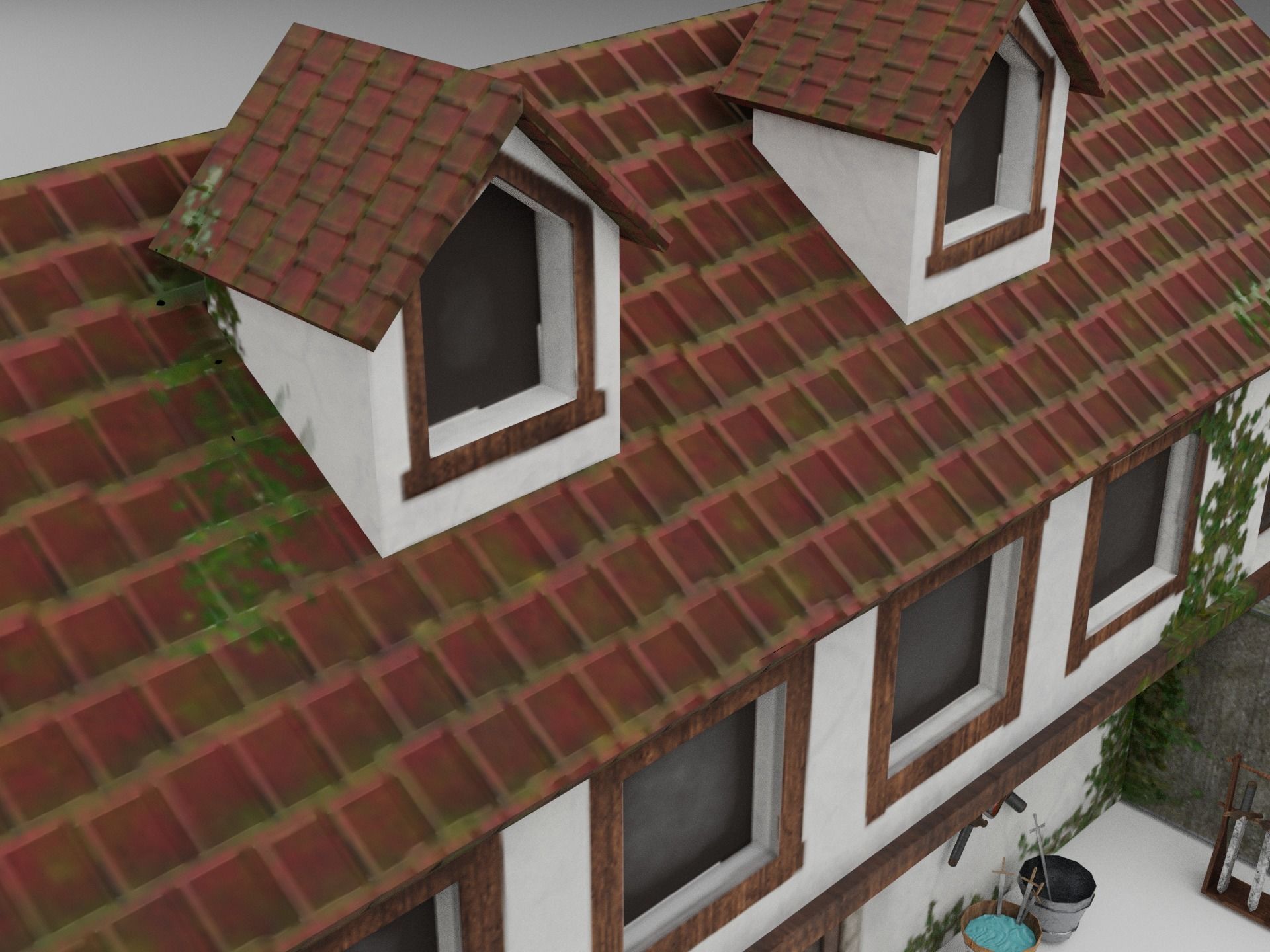 Warrior Barracks Level 10 3D model_10