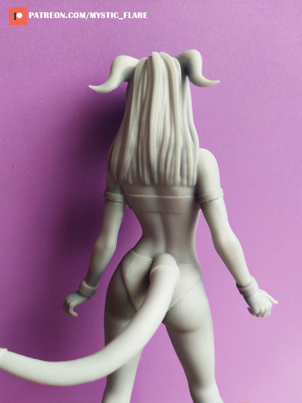 Draenei Girl 3D print model_16