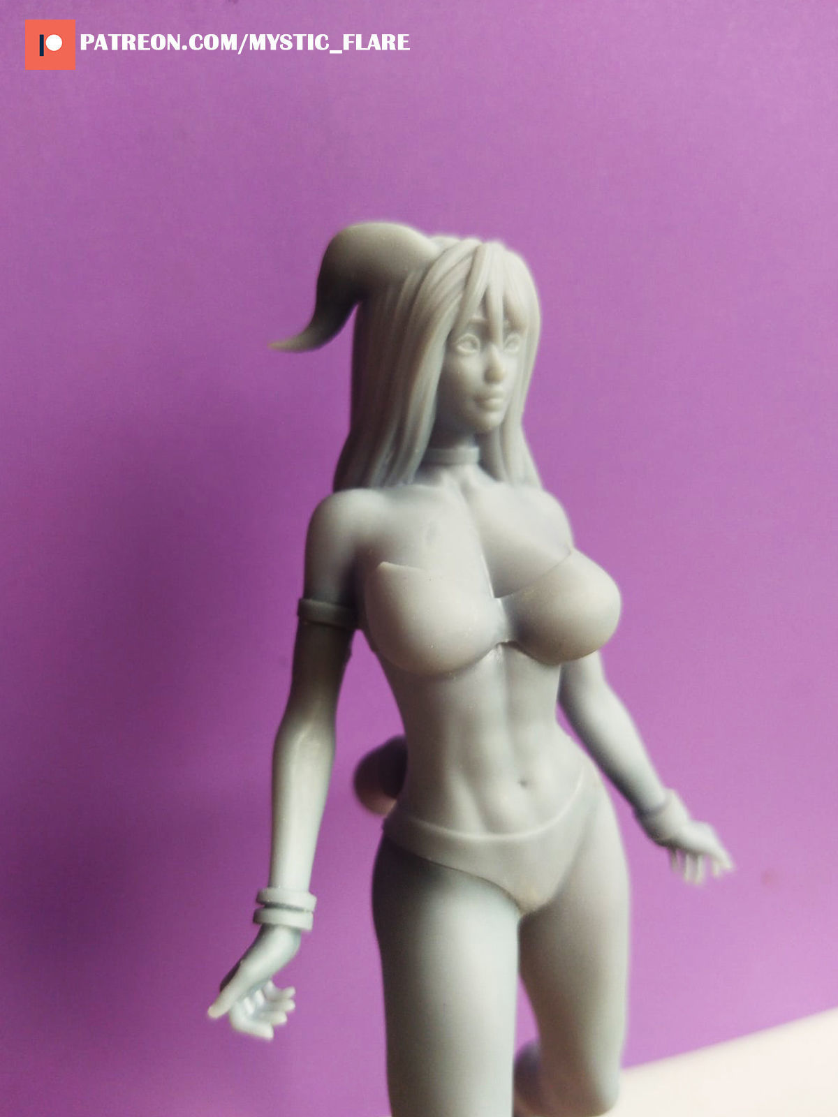 Draenei Girl 3D print model_17