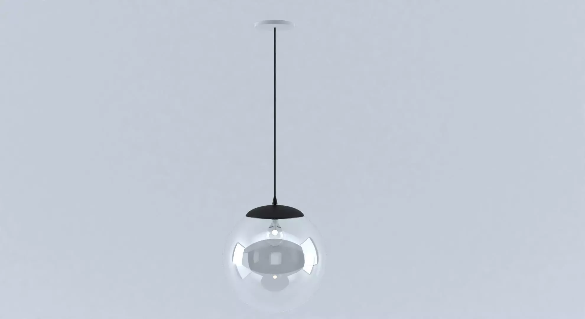 Crystal ball lamp Free 3D model