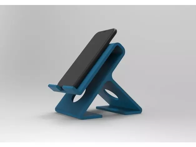 Cell Phone Charging Stand 3D model_0