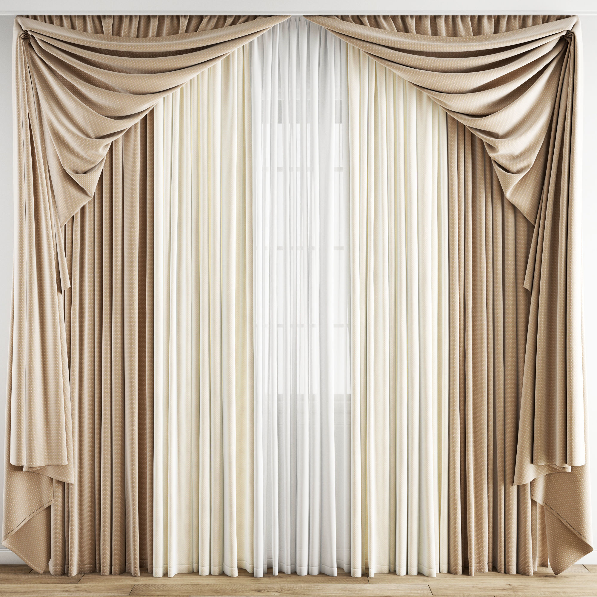 Curtain 178 3D model_4