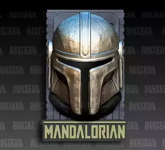 The Mandalorian helmet