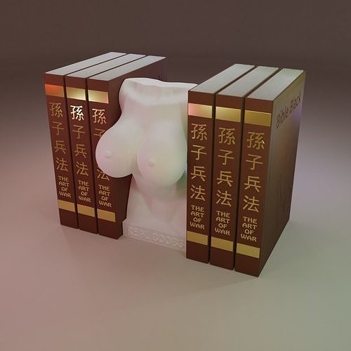 Bookend B00bies  3D print model