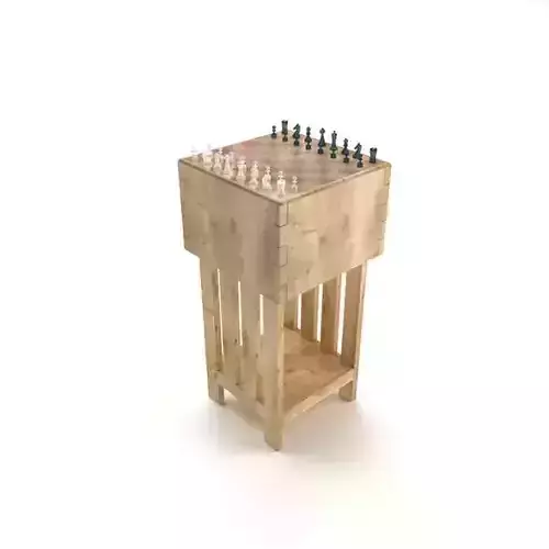 Wooden Chess Table