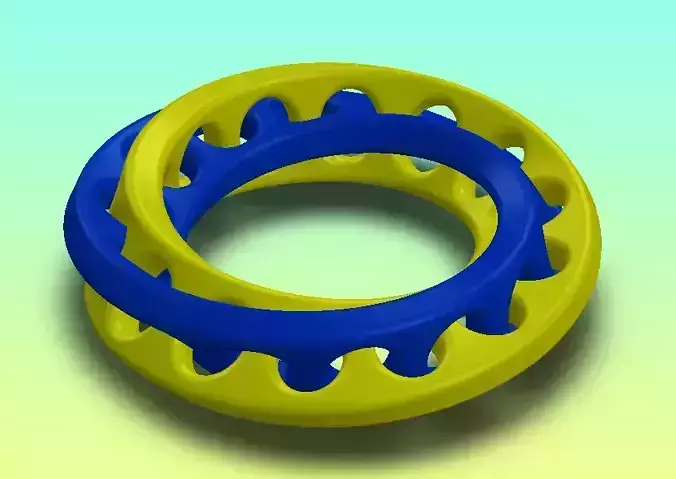 Klein Bottle-Oloid-Anti Oloid-Mobius Pack