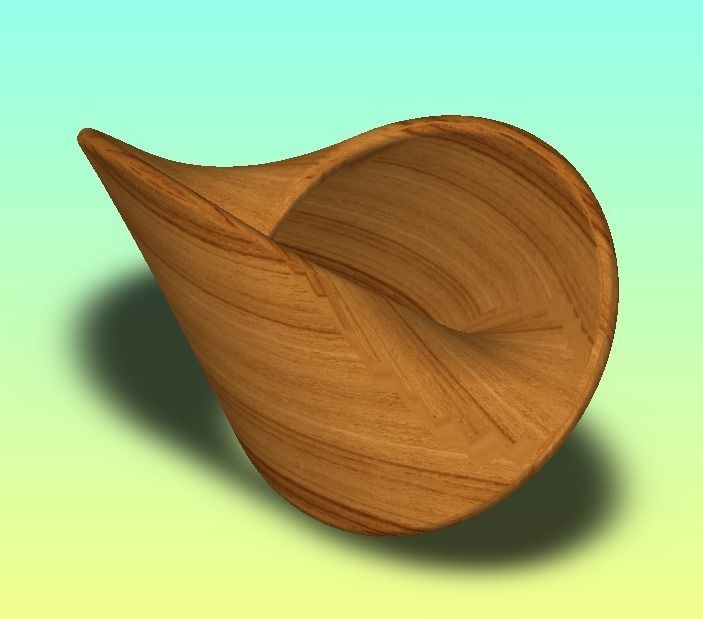 Klein Bottle-Oloid-Anti Oloid-Mobius Pack Free low-poly 3D model_2