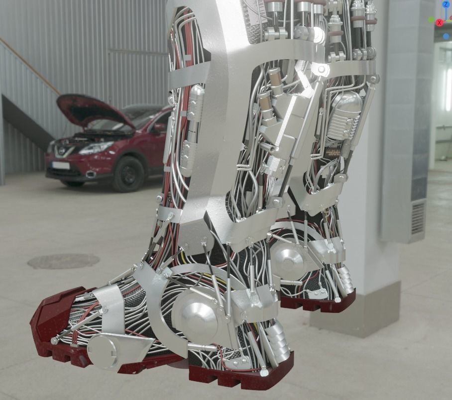 IronMan Suit MKIII 3D model_5