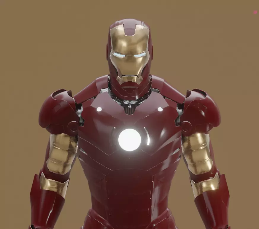 IronMan Suit MKIII 3D model_0