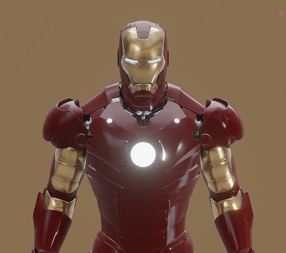 IronMan Suit MKIII 3D model
