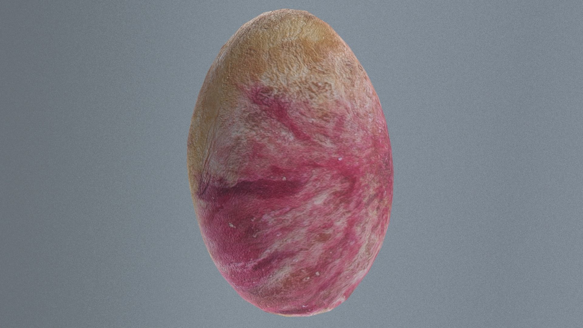 Pistachios nut Low-poly 3D model_5