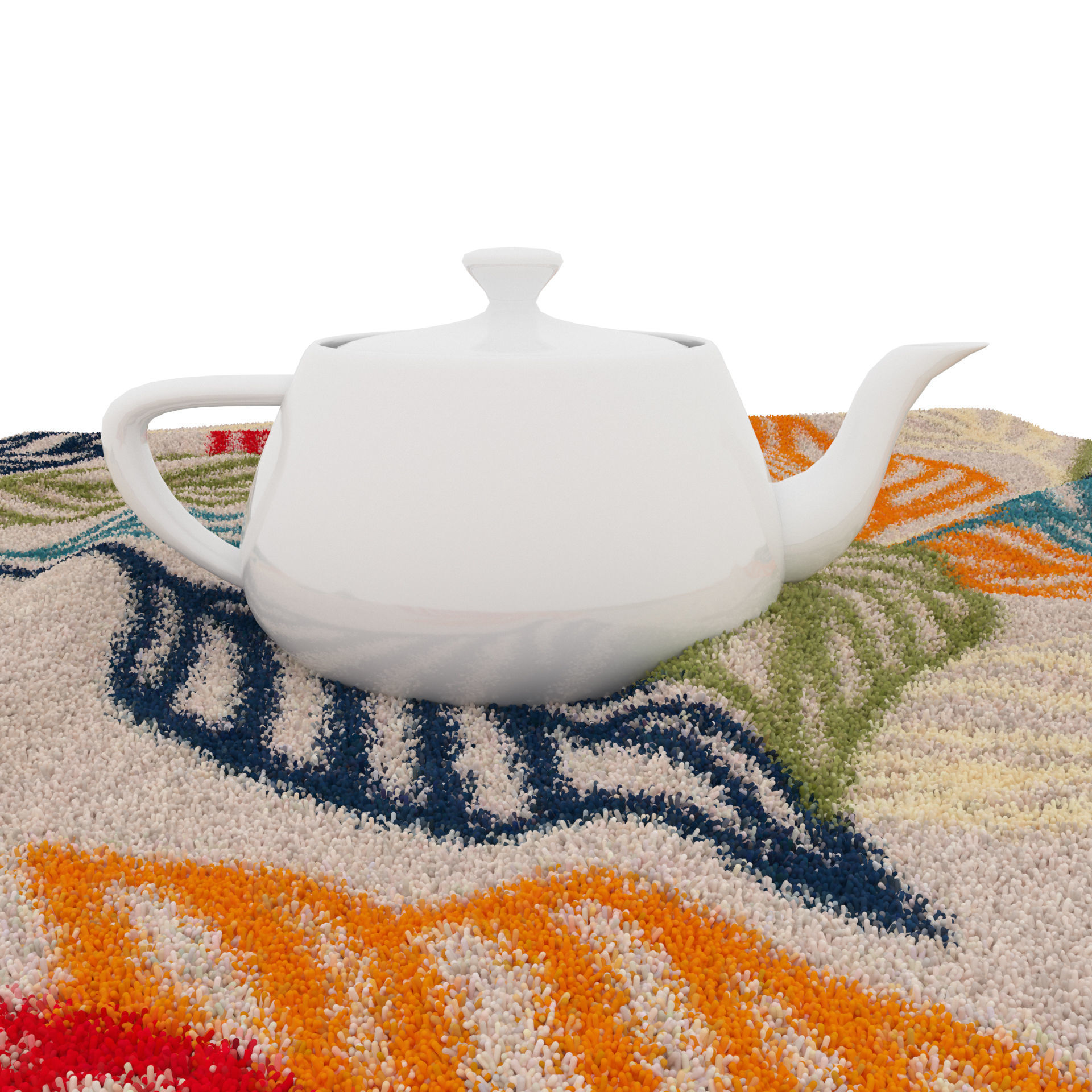 Rugs No 133 Low-poly 3D model_8