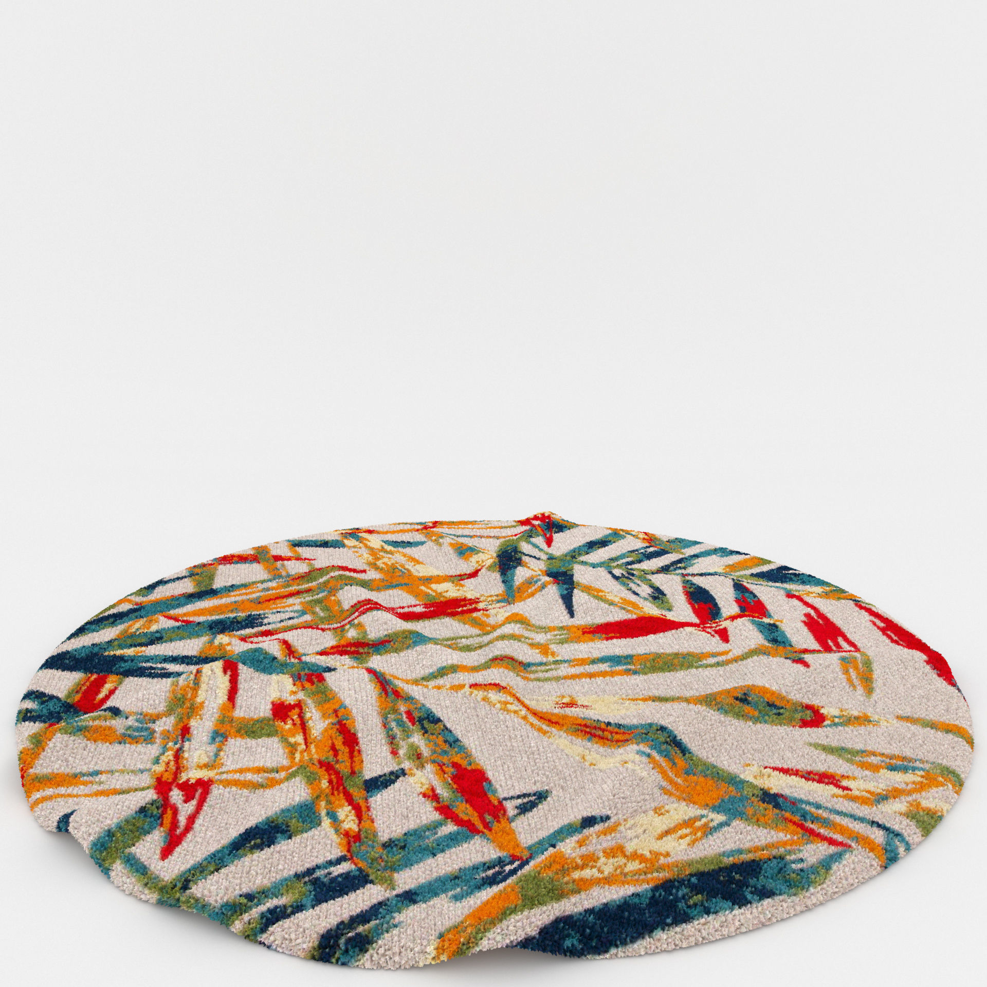 Rugs No 133 Low-poly 3D model_7