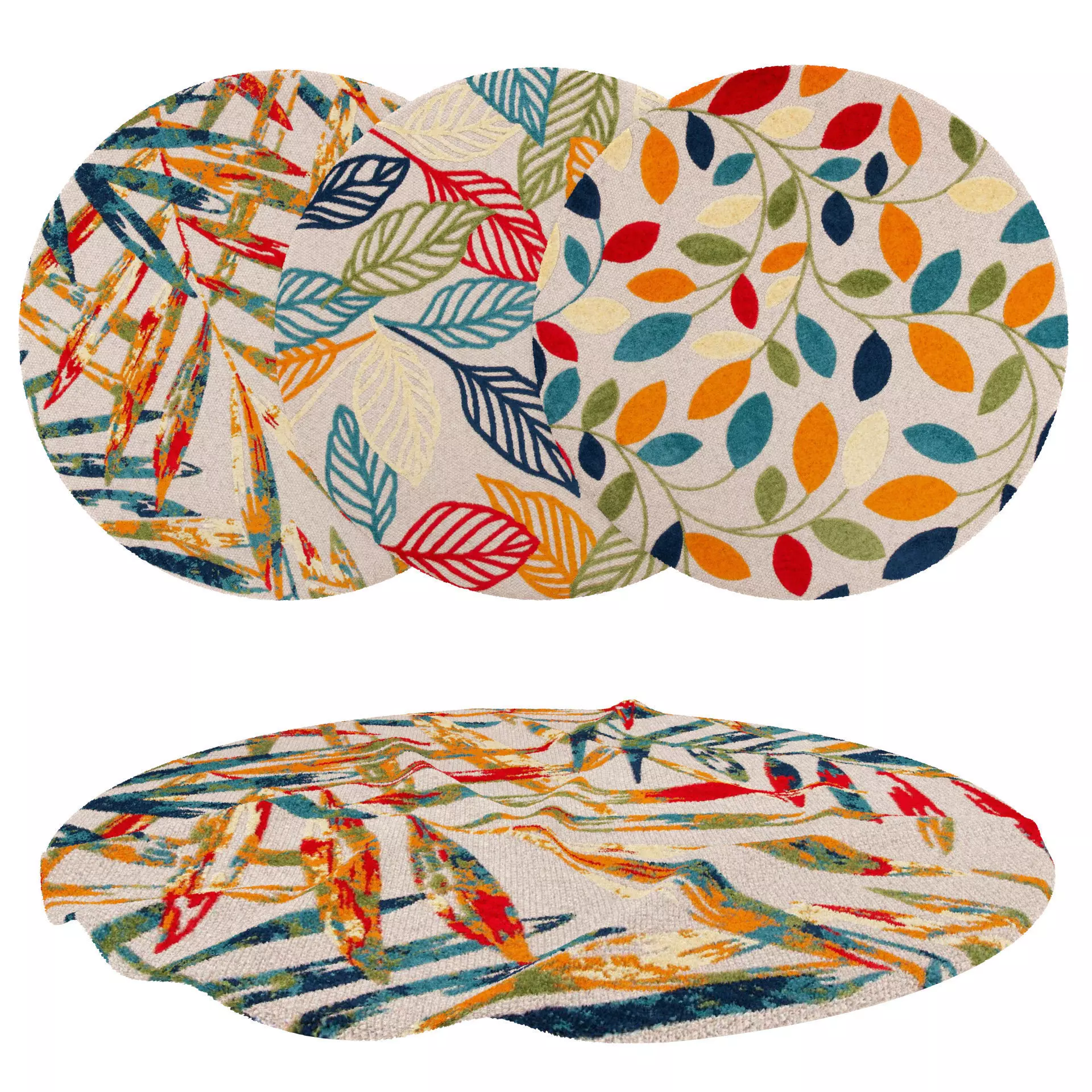 Rugs No 133 Low-poly 3D model_0