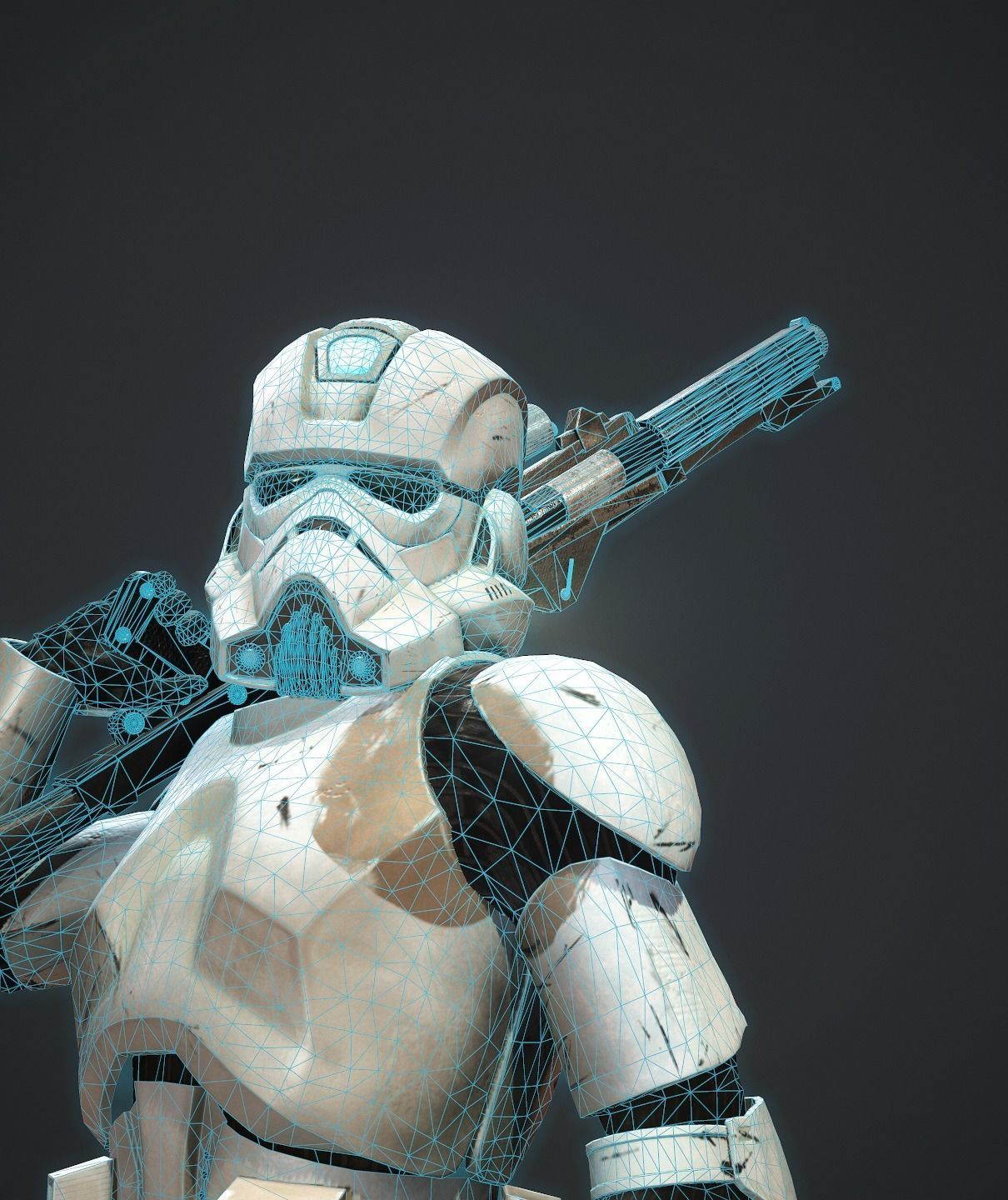 Clone Engineer Phase 2 Low-poly 3D model_18