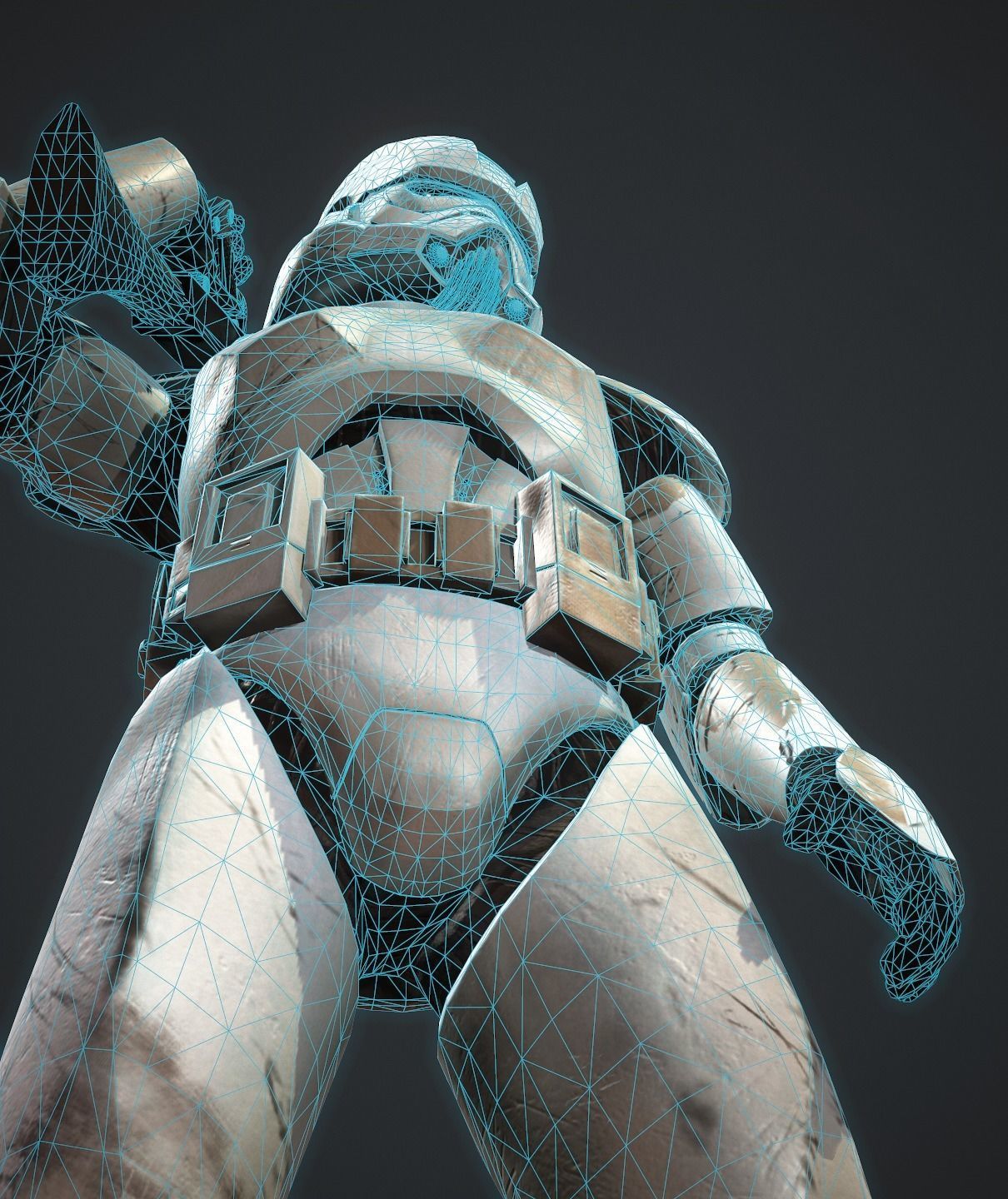 Clone Engineer Phase 2 Low-poly 3D model_17