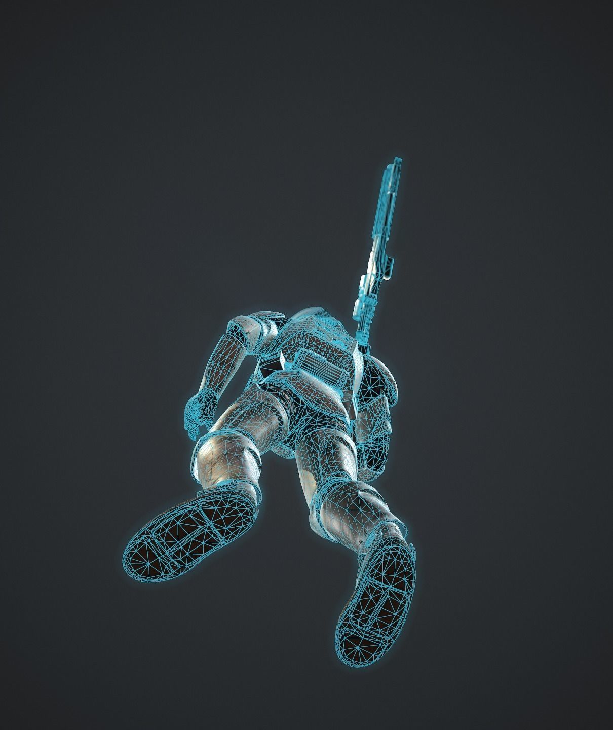 Clone Engineer Phase 2 Low-poly 3D model_15