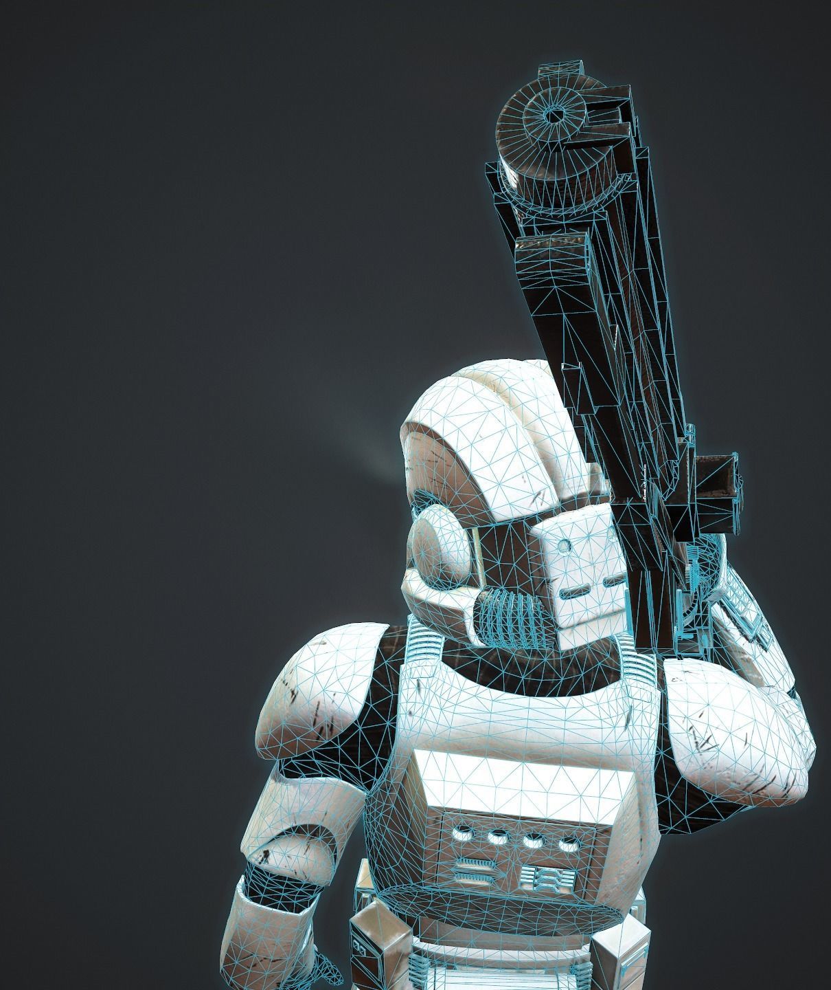 Clone Engineer Phase 2 Low-poly 3D model_19