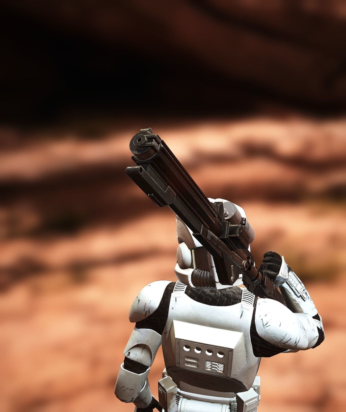 Clone Engineer Phase 2 Low-poly 3D model_6