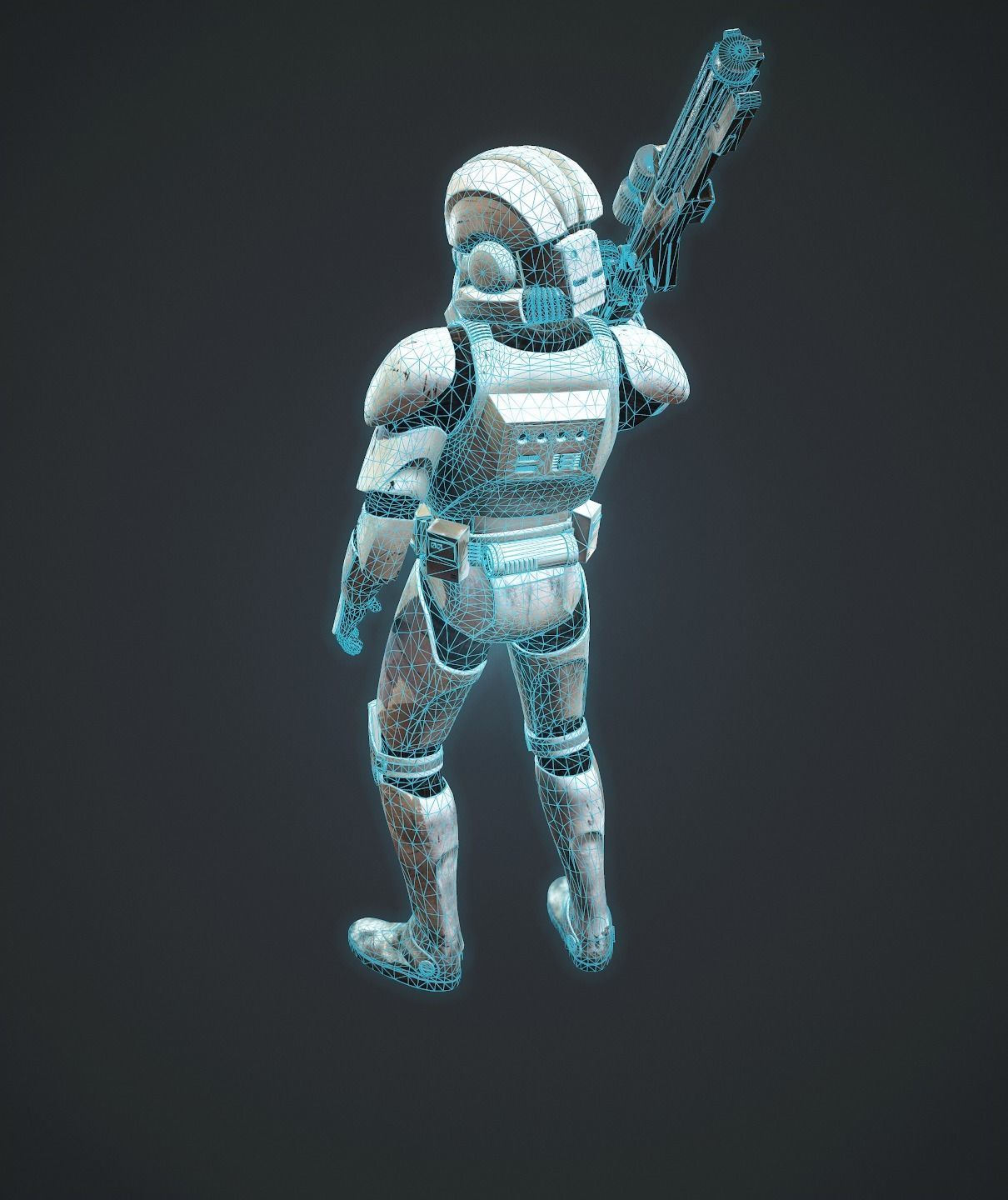 Clone Engineer Phase 2 Low-poly 3D model_14