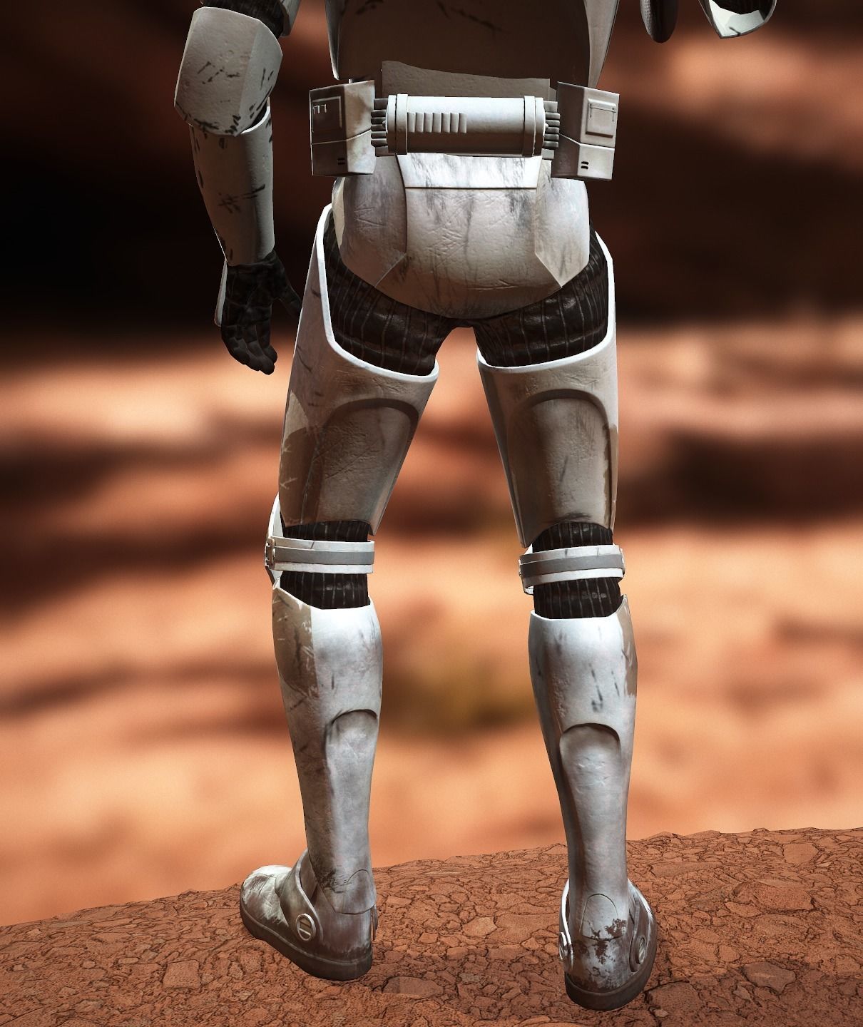 Clone Engineer Phase 2 Low-poly 3D model_10