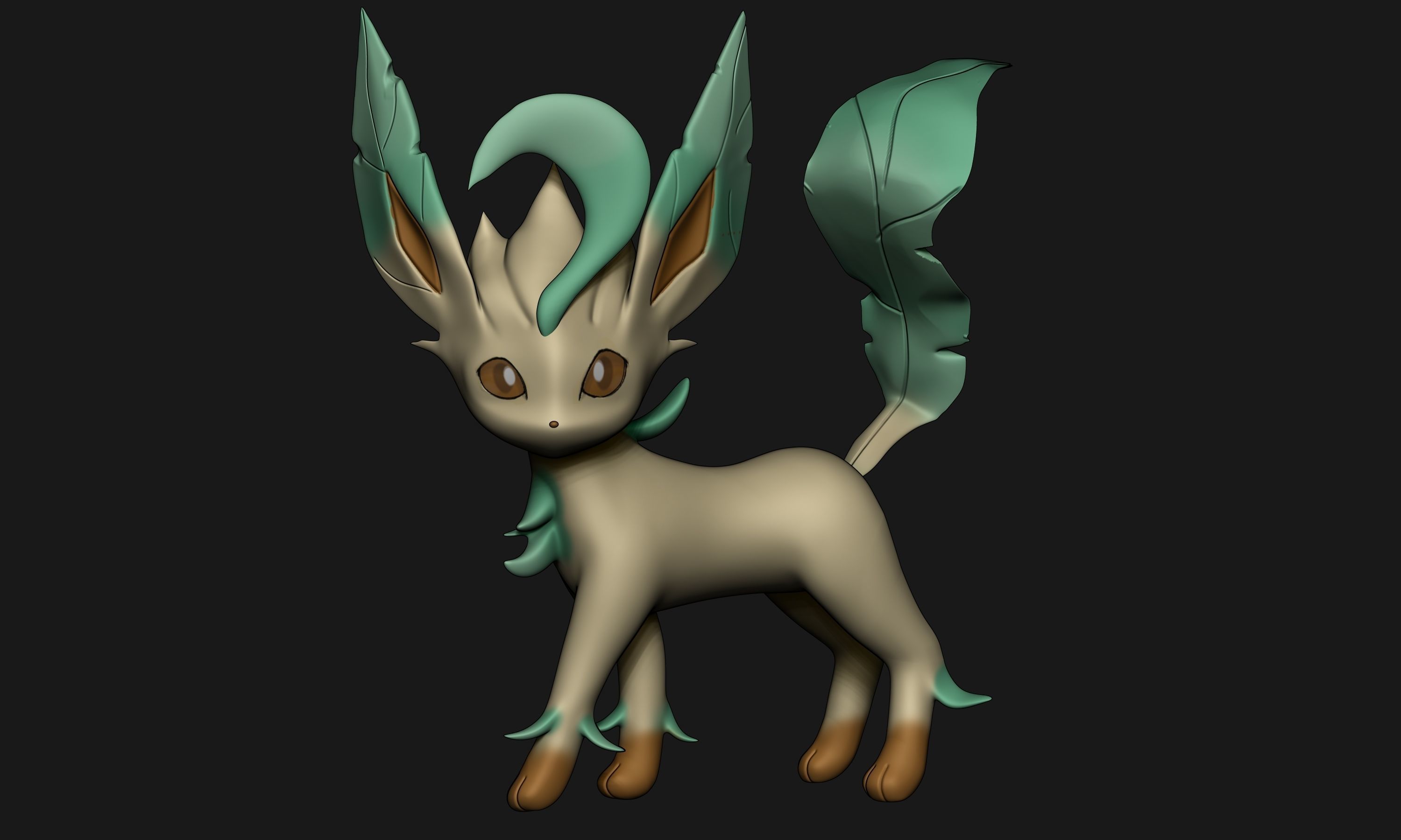 Pokemon - Leafeon 3D print model_2