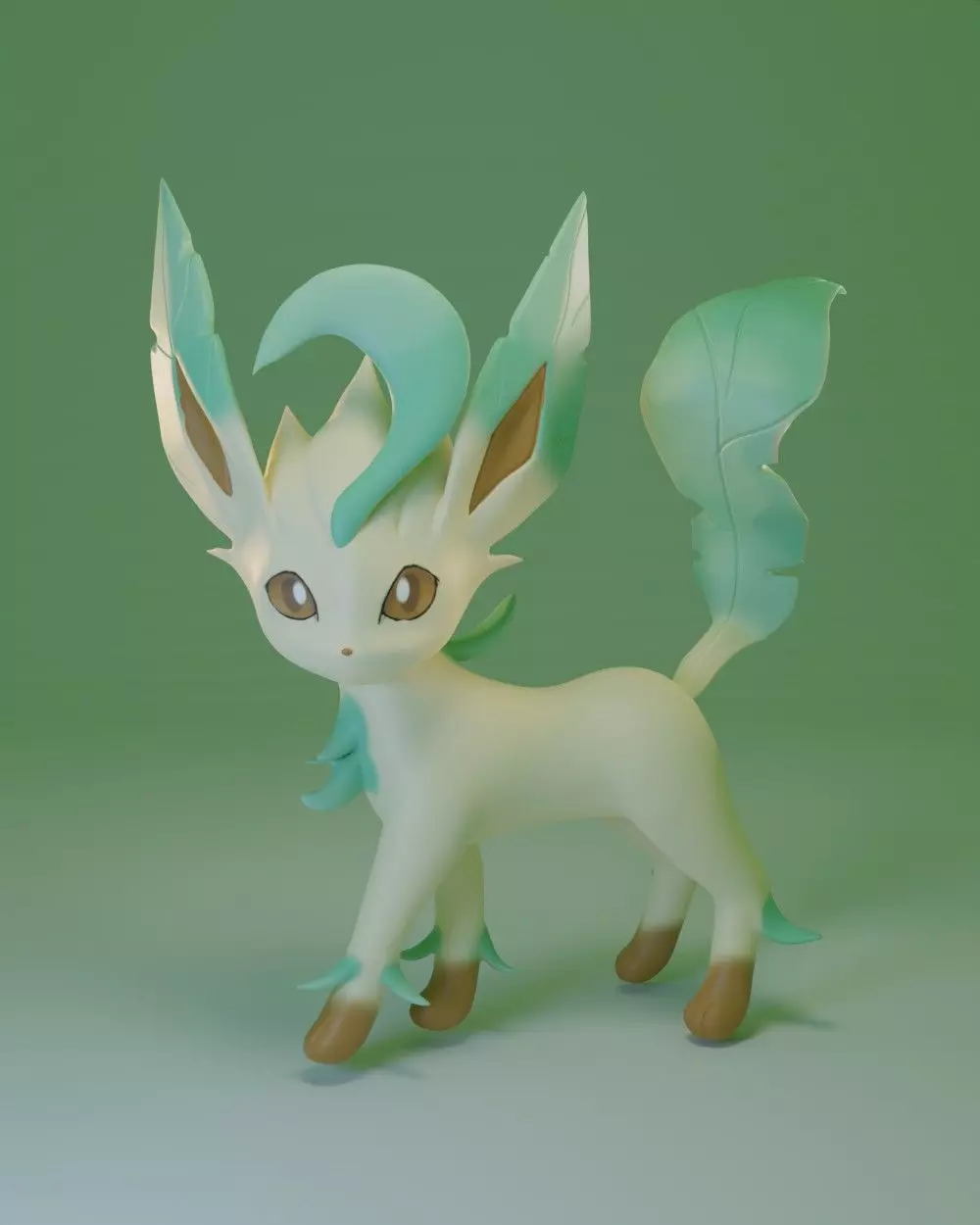 Pokemon - Leafeon 3D print model_0