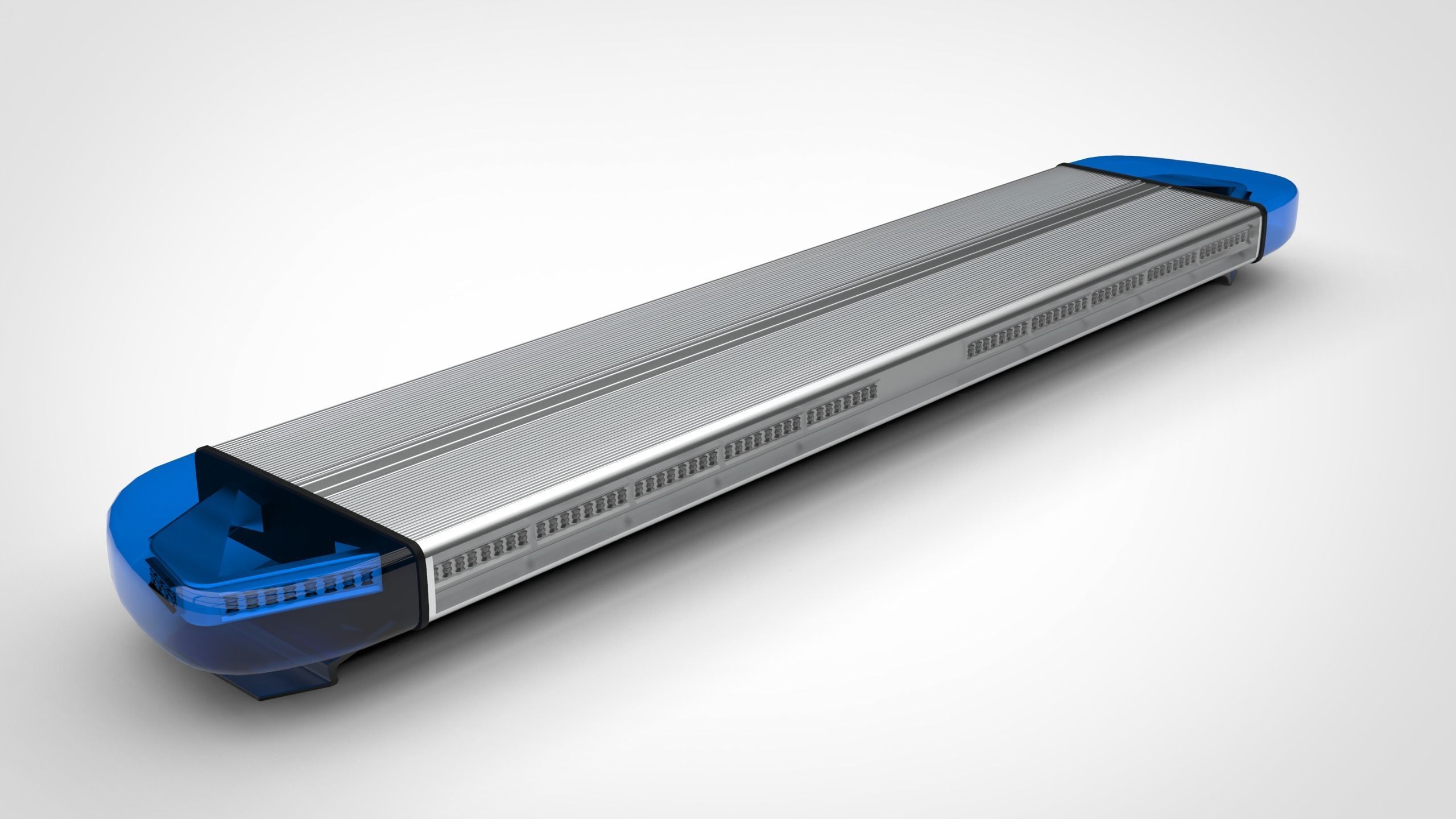 LED Emergency Lightbar - BLM Low-poly 3D model_4