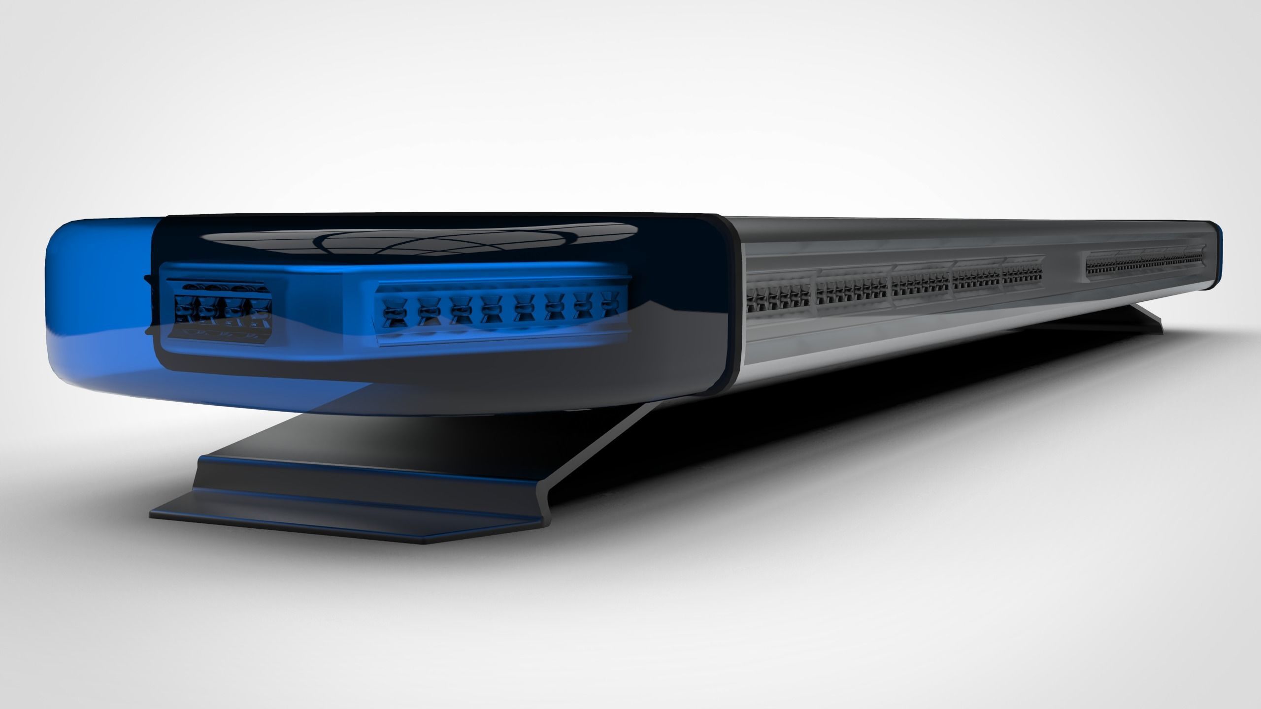 LED Emergency Lightbar - BLM Low-poly 3D model_1