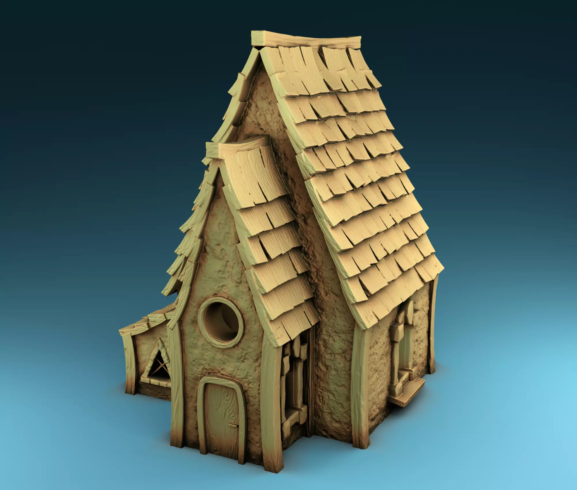 House gingerbread 3D print model