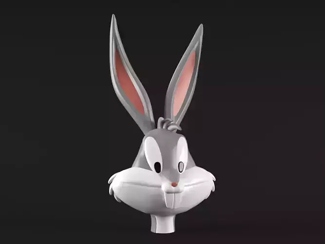 Bugs Bunny Head 3D print model