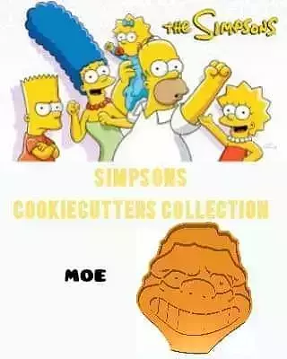 Wonderful Simpsons Character Moe Szyslak Cookie Cutter  3D model