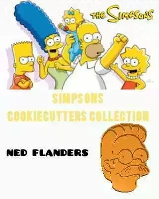 Wonderful Simpsons Character Ned Flanders Cookie Cutter 3D model
