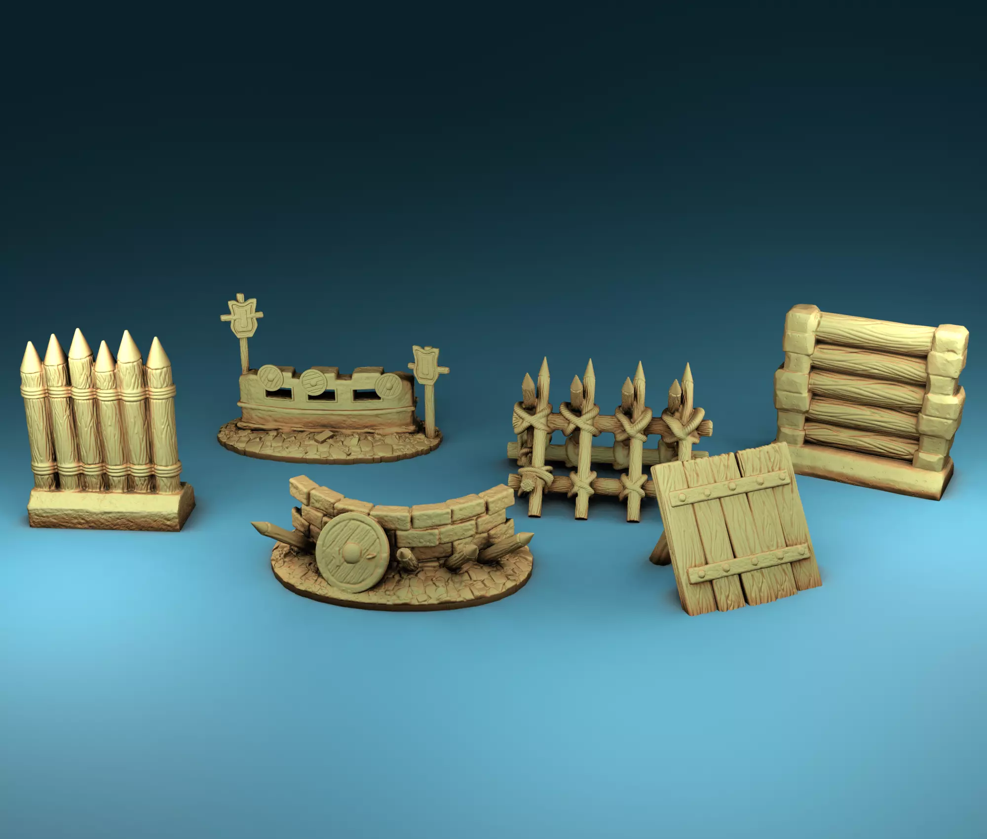 Barricades kit 3D print model
