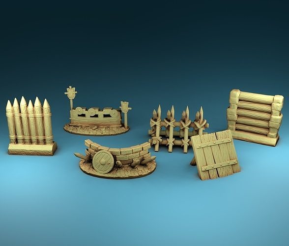 Barricades kit 3D print model