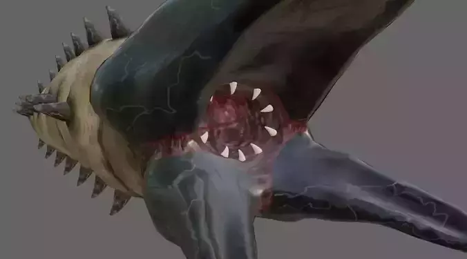 Giant Worm Monster - Verme Monstro