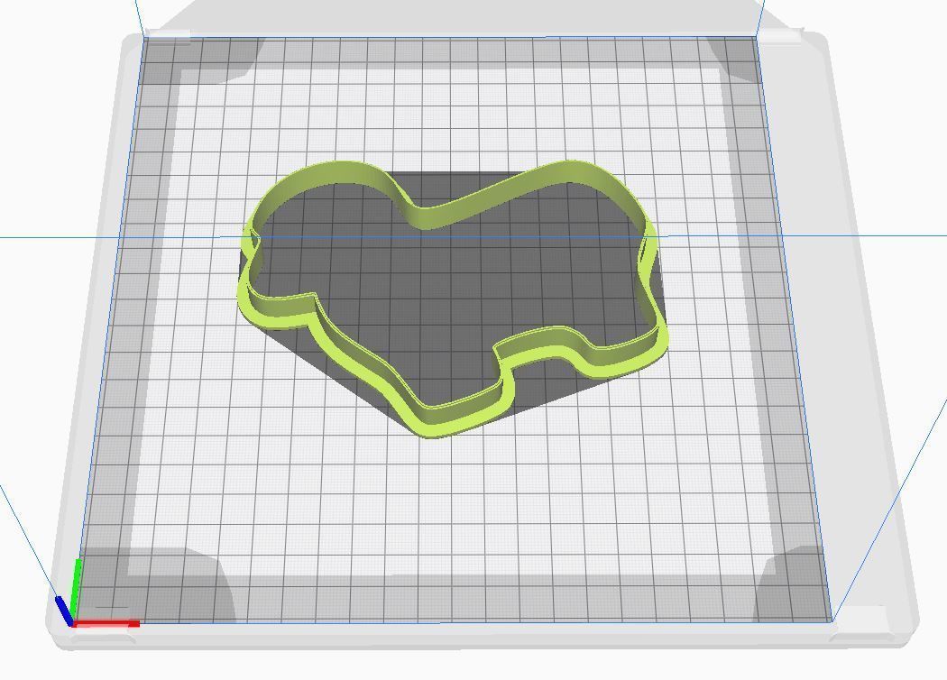 Cookie cutter - Sheep 3D print model_2