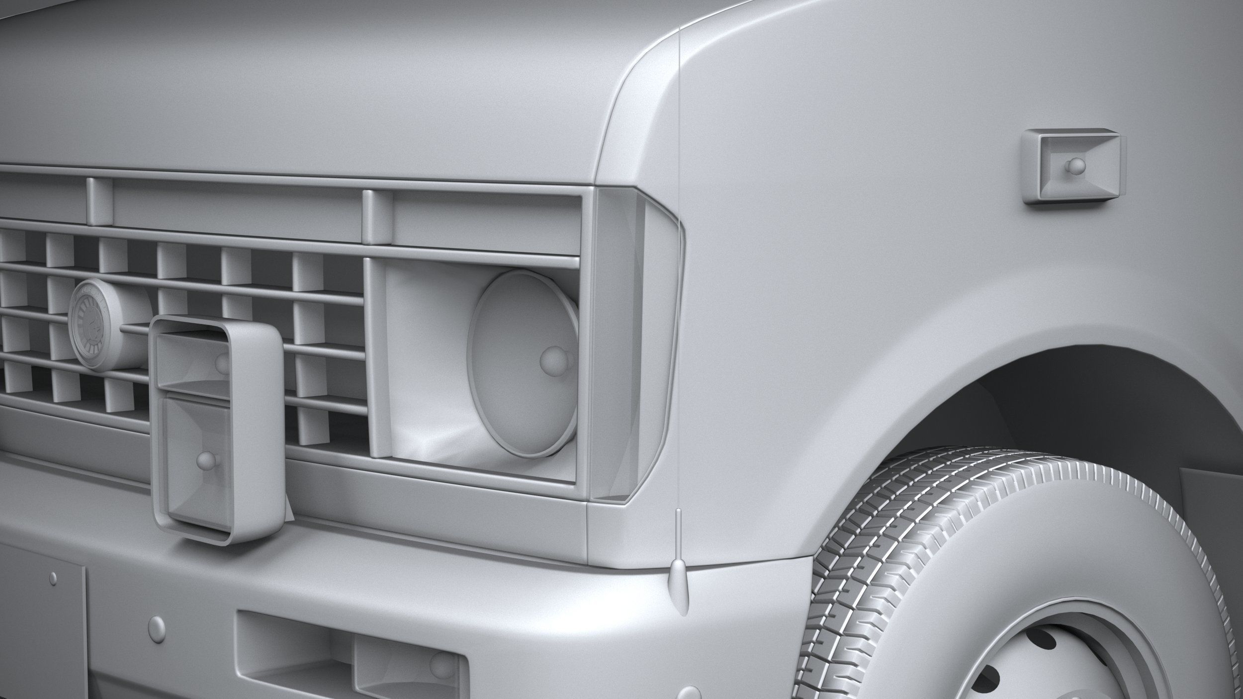 Generic Ambulance Classic 3D model_23