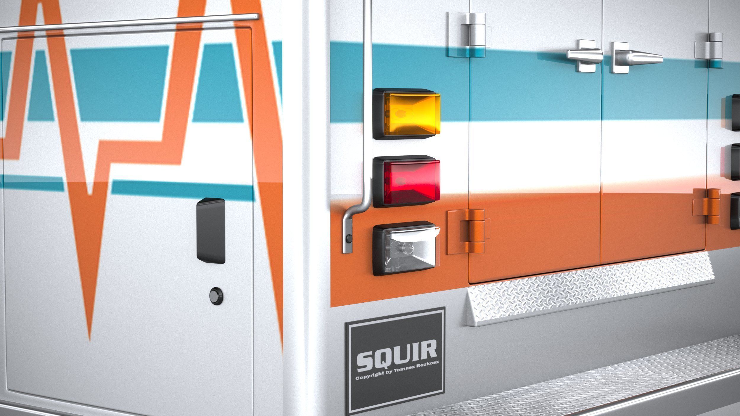 Generic Ambulance Classic 3D model_15