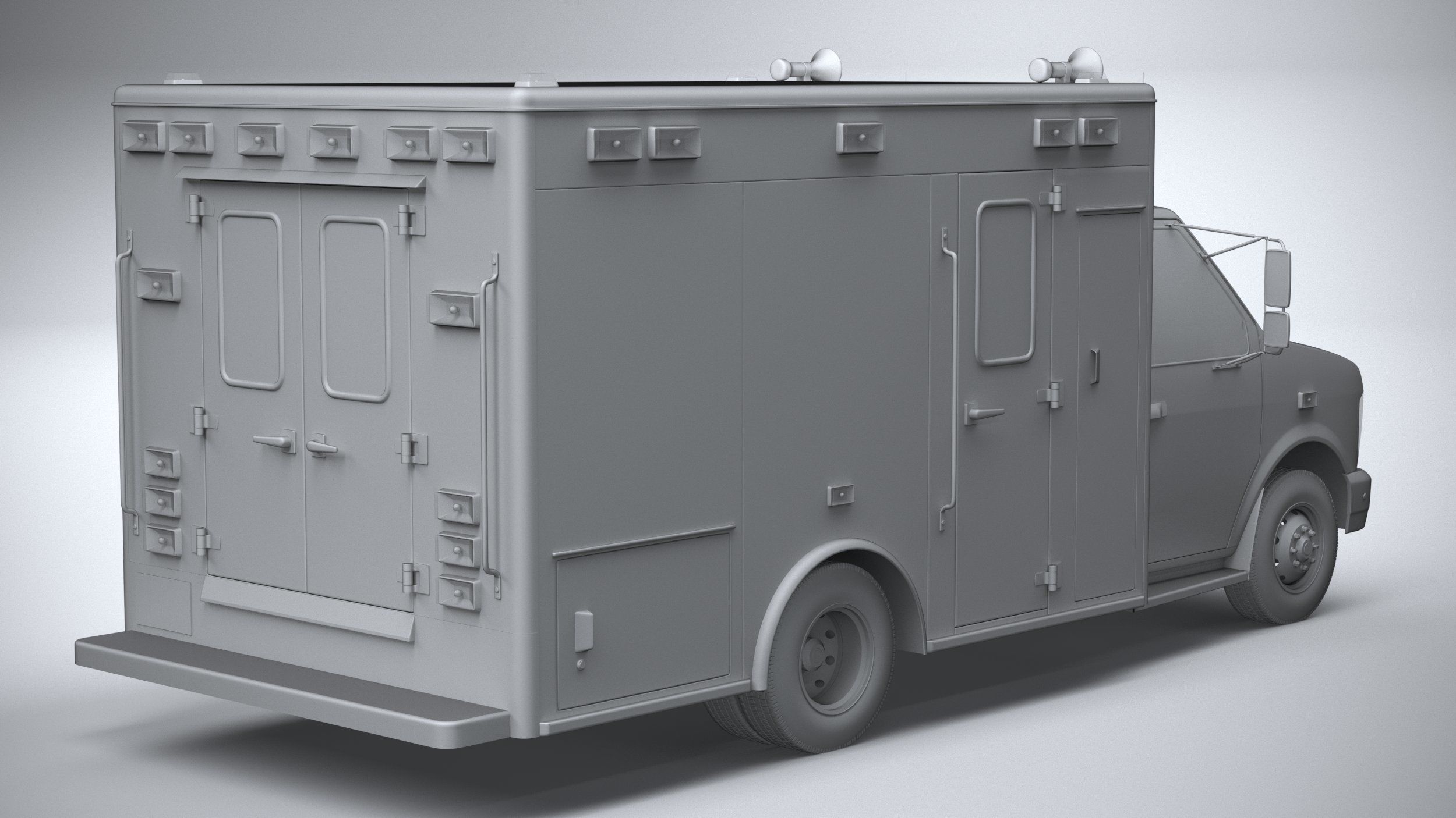 Generic Ambulance Classic 3D model_25