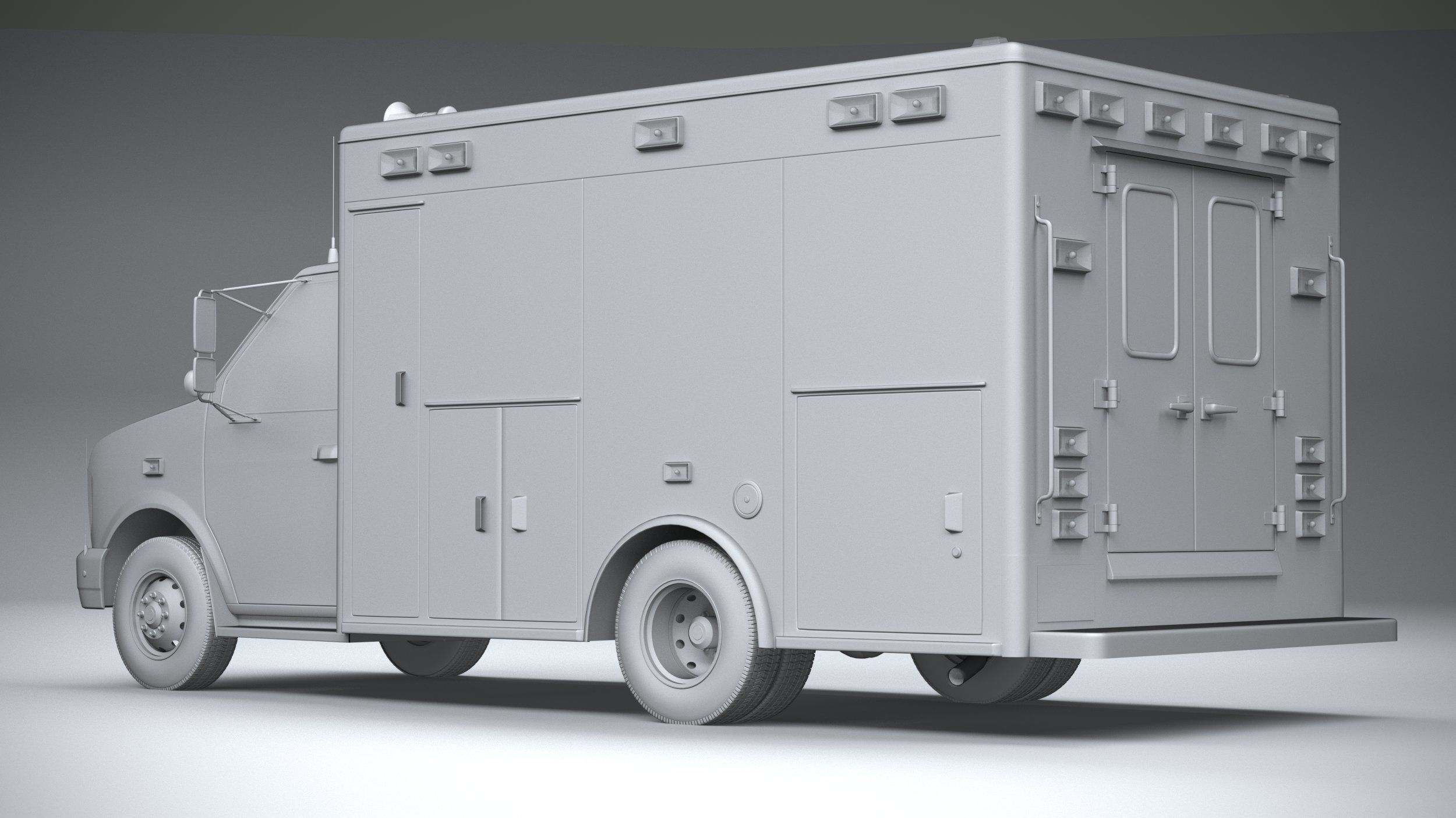 Generic Ambulance Classic 3D model_21