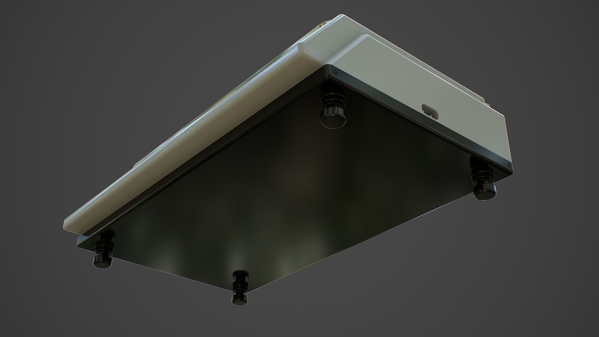 Electronic Weighing Scale  Low-poly 3D model_8