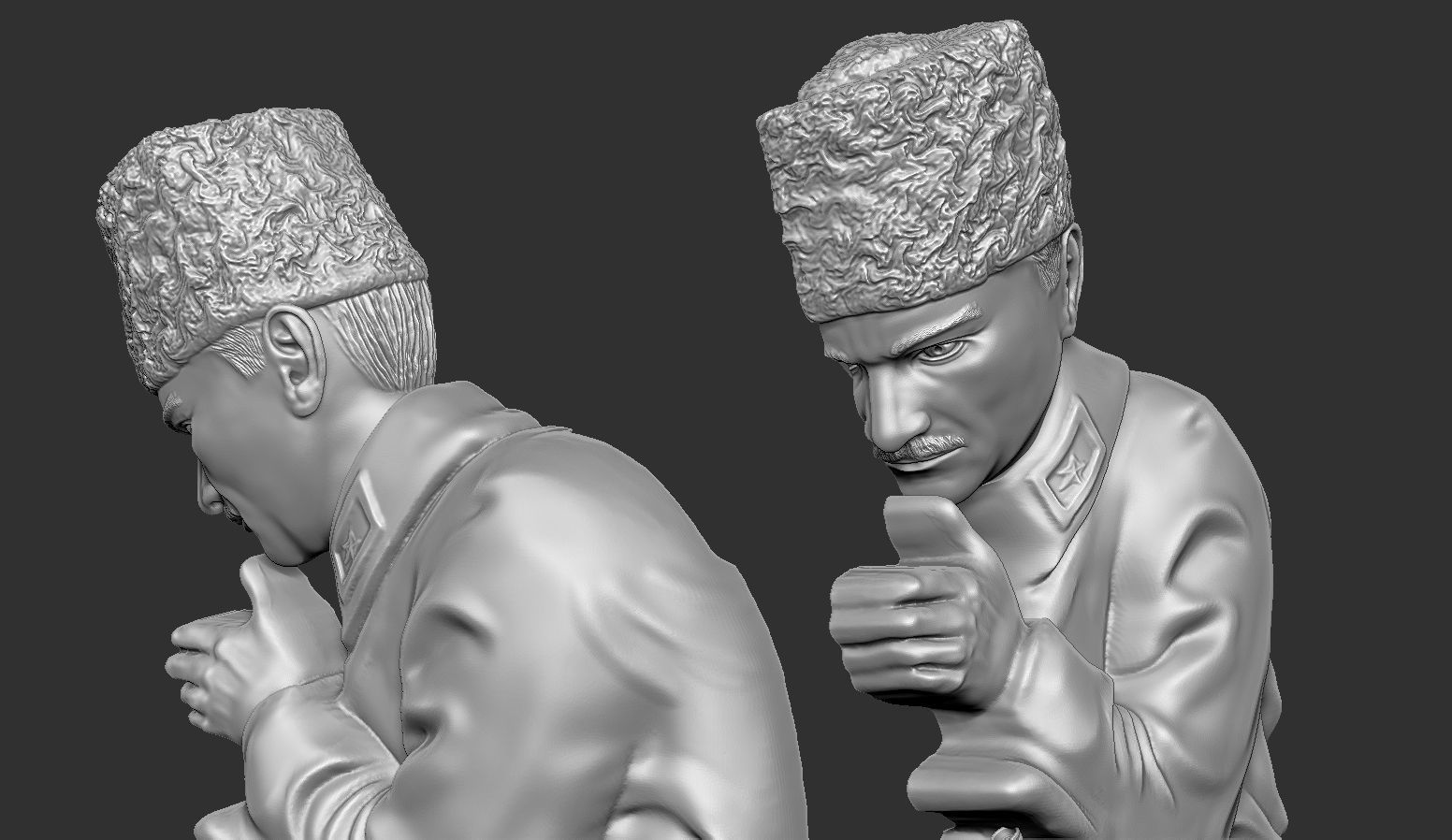 Gazi Mustafa Kemal Ataturk Kocatepe 3D print model_4