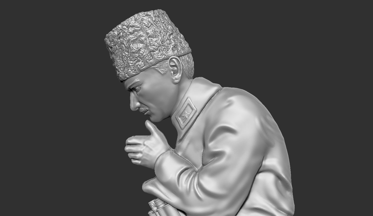 Gazi Mustafa Kemal Ataturk Kocatepe 3D print model_3