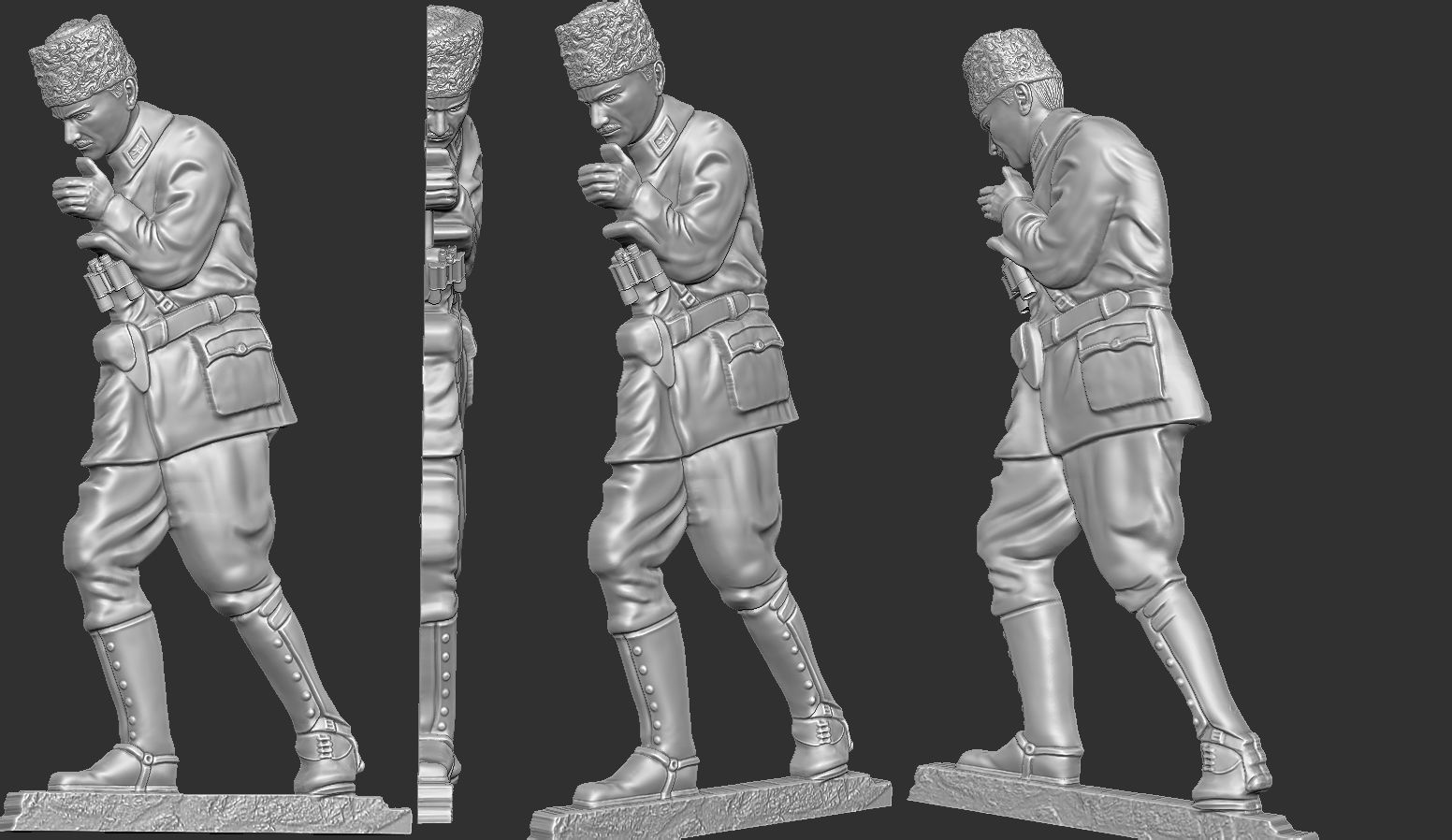 Gazi Mustafa Kemal Ataturk Kocatepe 3D print model_2