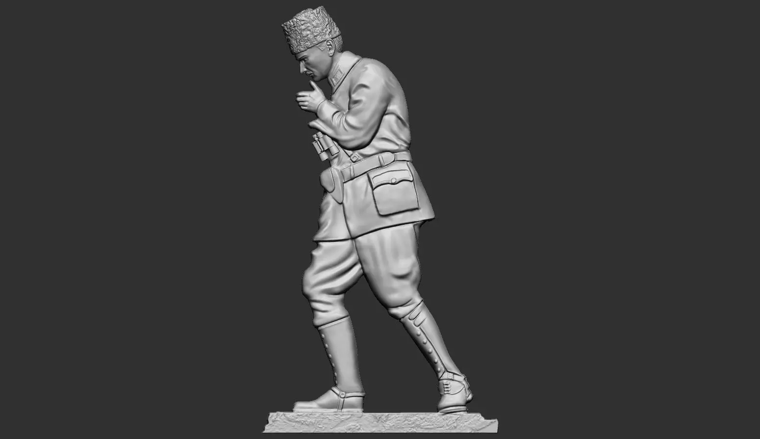 Gazi Mustafa Kemal Ataturk Kocatepe 3D print model_0