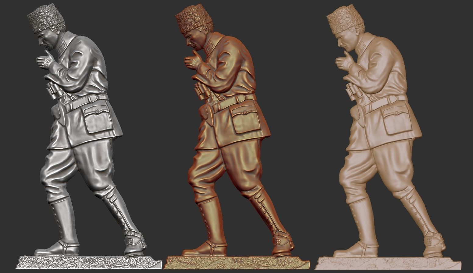 Gazi Mustafa Kemal Ataturk Kocatepe 3D print model_1