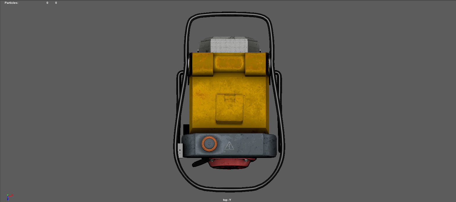 TAMPING RAMMER Low-poly 3D model_12